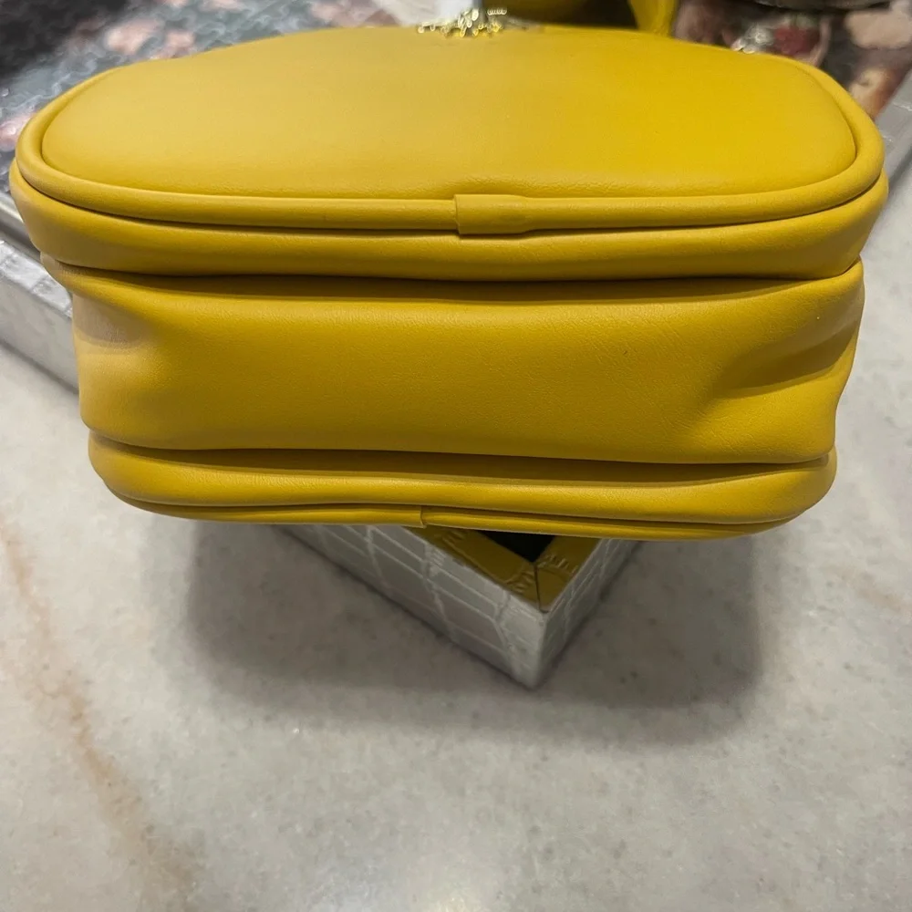 ALUDA  PIJU Yellow Mini Bag with strap crossbody - Picture 6 of 12